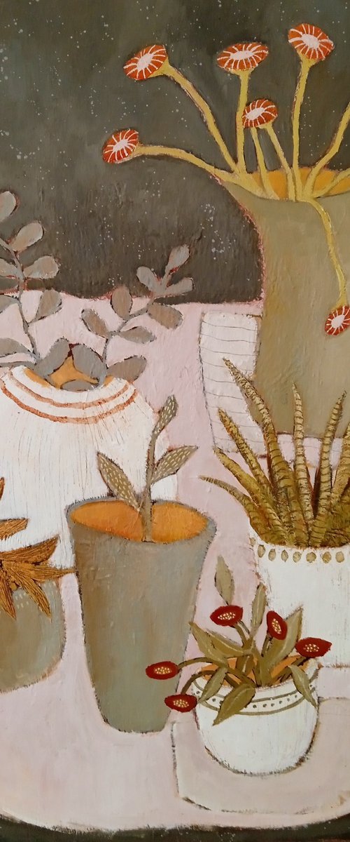 Pot Plants and Flowers by Fiona Philipps