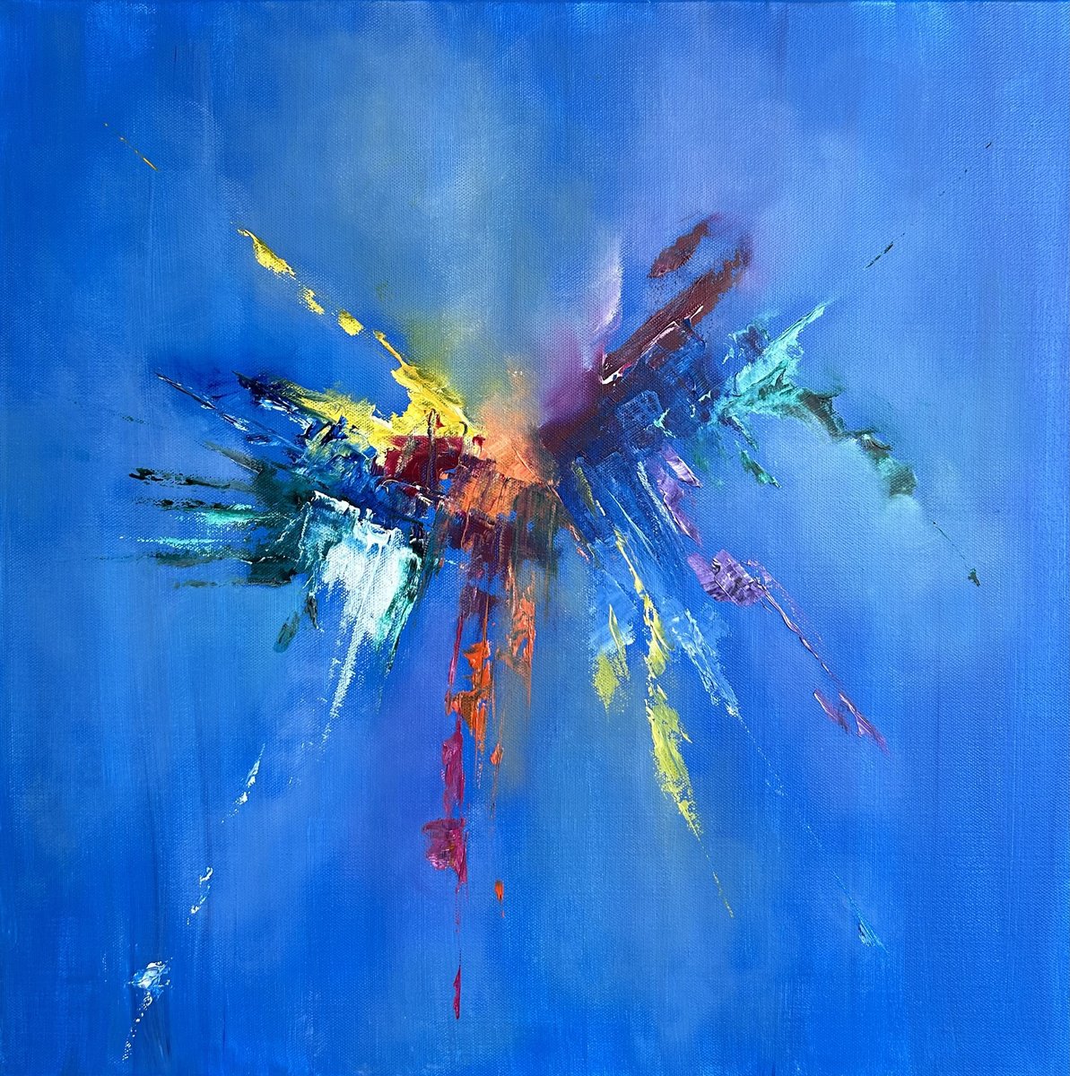 In Flight By Miki Sexton, 20 X 20, Artwork For Sale On Artfinder