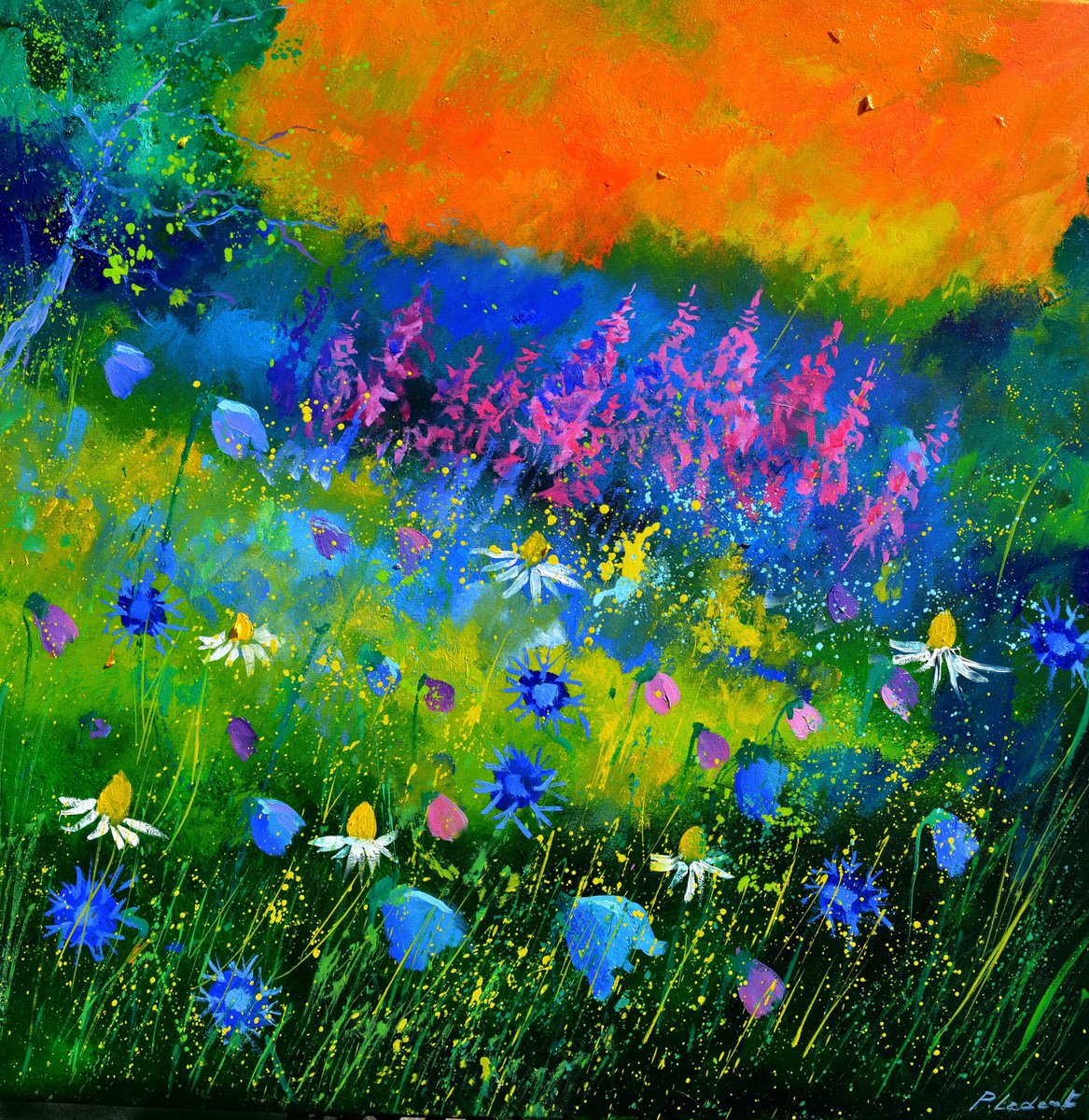A few purple flowers -8823 by Pol Henry Ledent