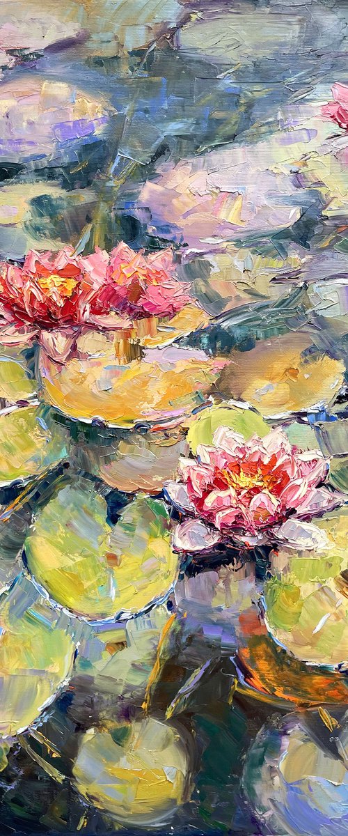 "Water lilies" by Evgeny Chernyakovsky