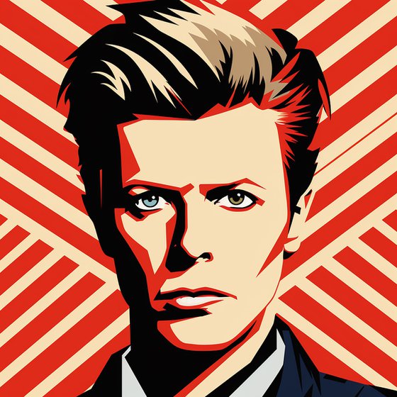 Portrait of David Bowie