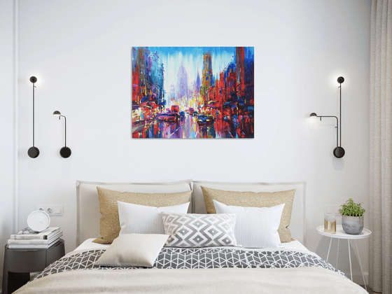 Abstract cityscape (London)