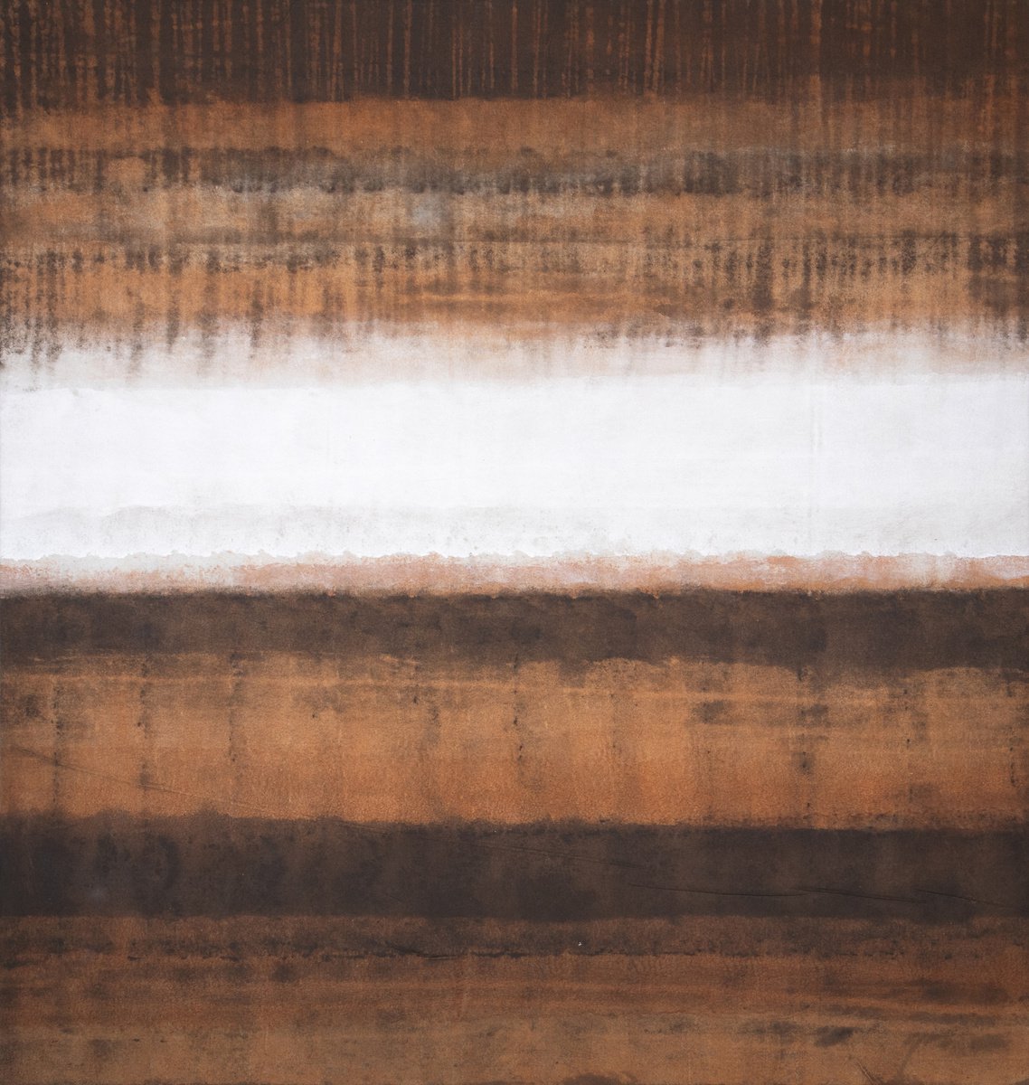 Abstract Acrylic Painting By Rokas Berziunas, 53 X 56", No. 19-80 (135 X 143 Cm), Original Artwork