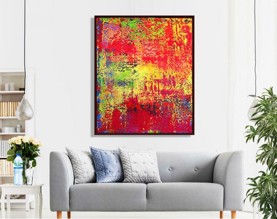 RICHTER MODE - POSITIVE  FEELINGS,  XL,  framed