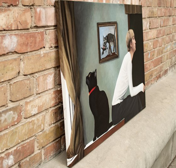 Cat Awaits the Apocalypse, You Think Dinner