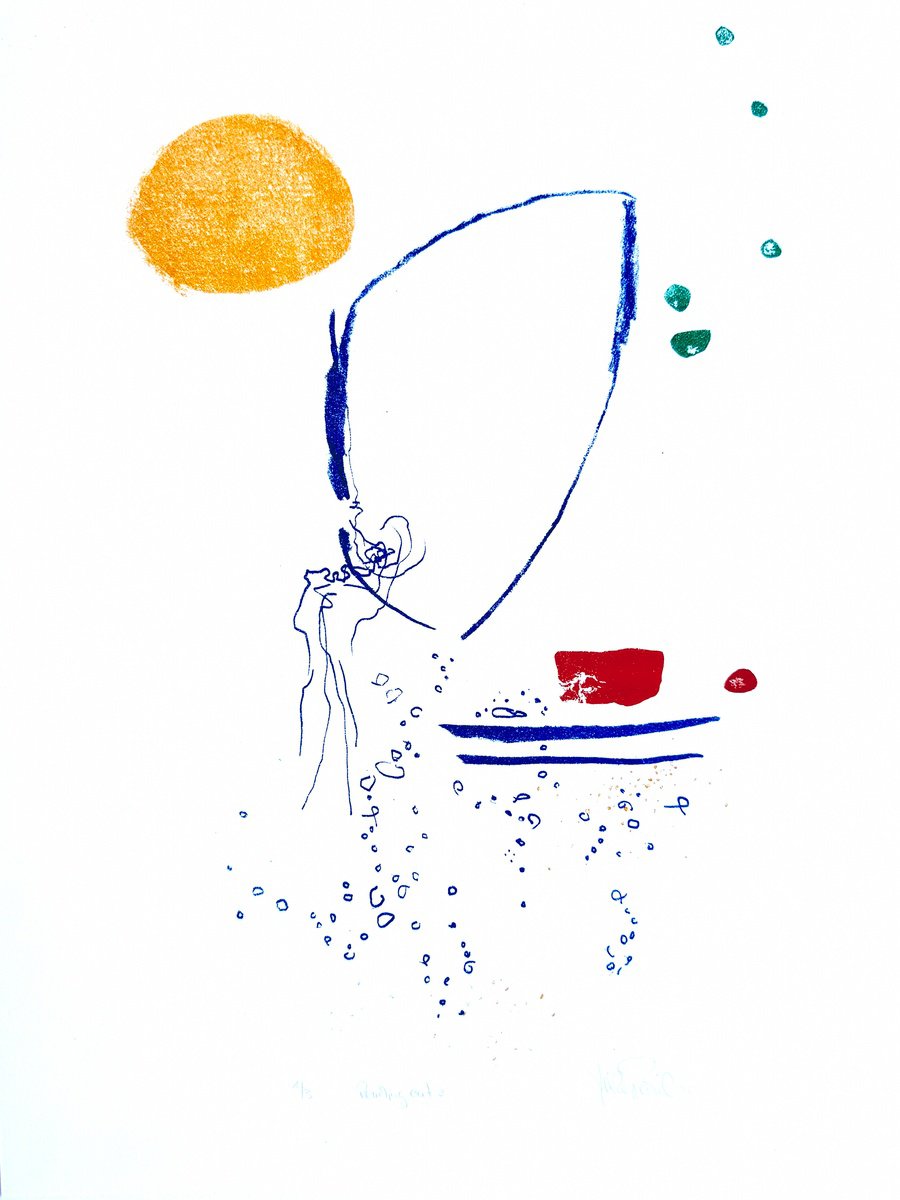 Organic Limited Edition Print , Reaching Out 2 By Heike Roesel, 10 X 13, Artwork For Sale On Artfinder