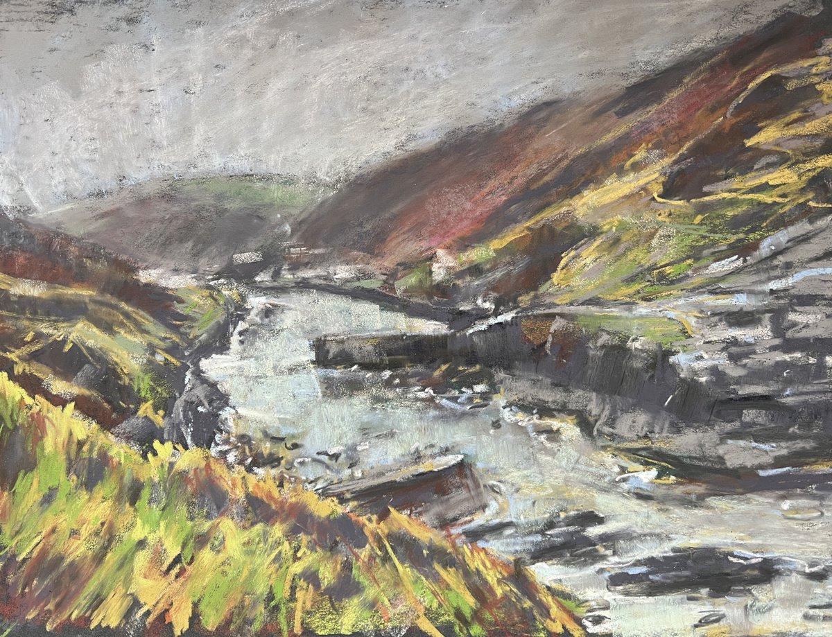 Boscastle winter by Louise Gillard
