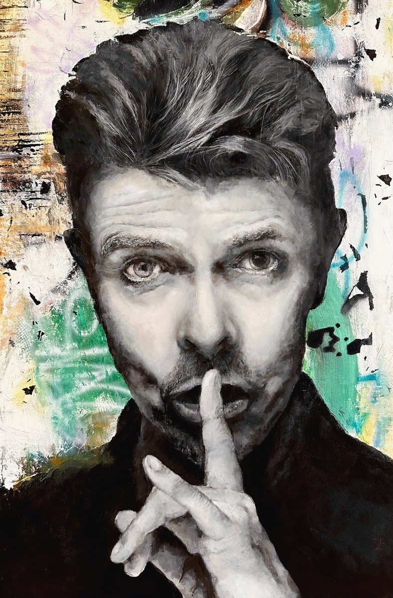"Bowie" a David Bowie original by Paul Hardern