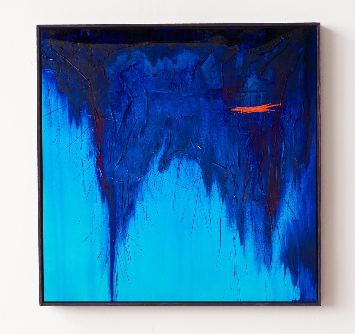 Winter Iky Blue By Bohdan Katolyk, 28 X 28, Artwork For Sale On Artfinder