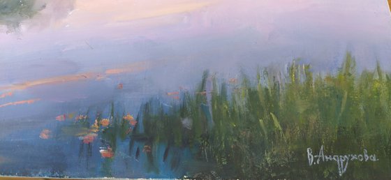 Sunrise over the river