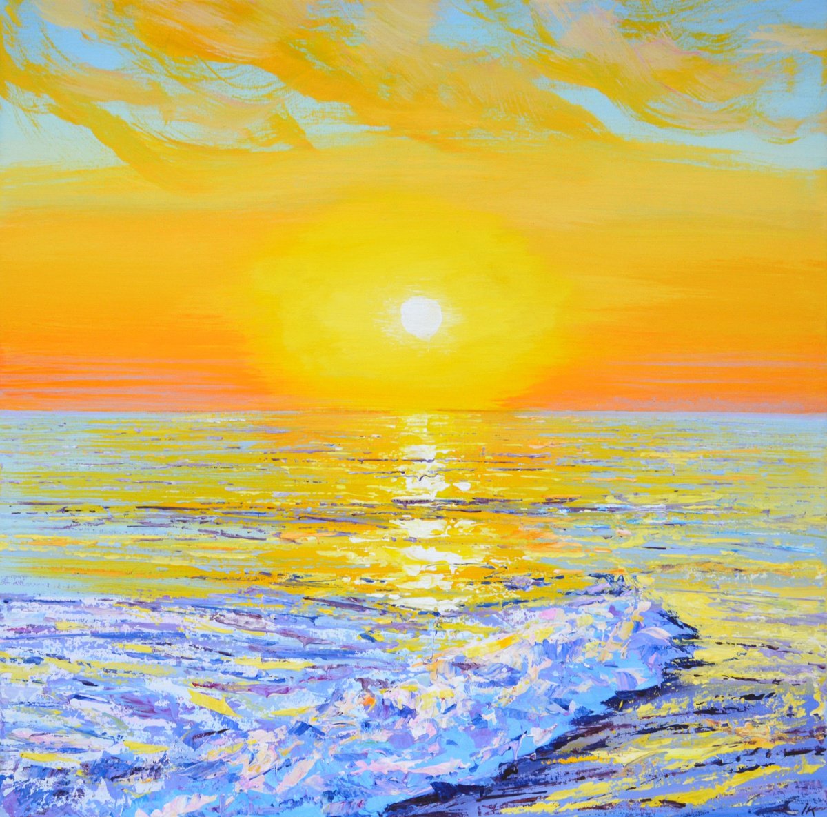 Sunset. Ocean 2. by Iryna Kastsova