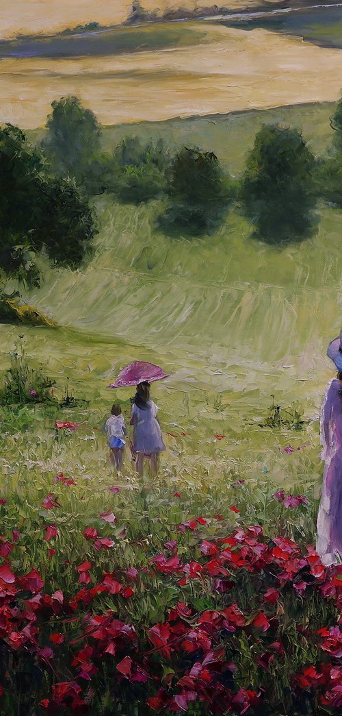 "Walk in the summer" by Gennady Vylusk