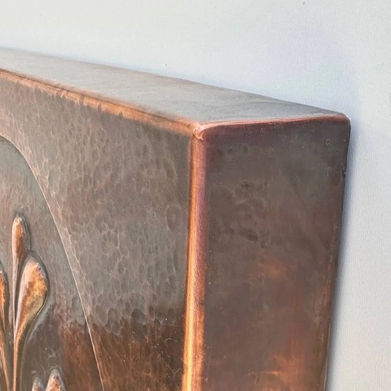 "The Architect's Garden" Copper Wall Relief