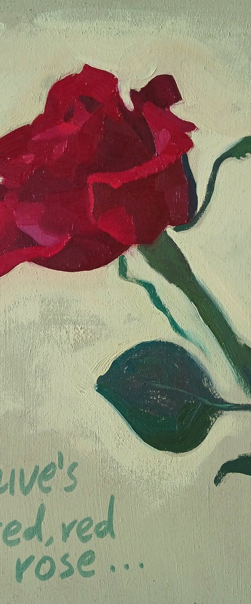 Red, Red Rose by Vasyl Koval