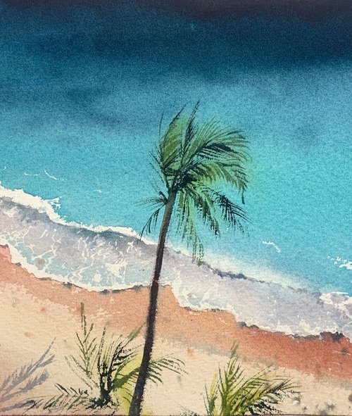 Seaside from a height of flight #3 by Eugenia Gorbacheva