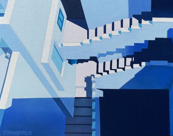 Blue Stairs