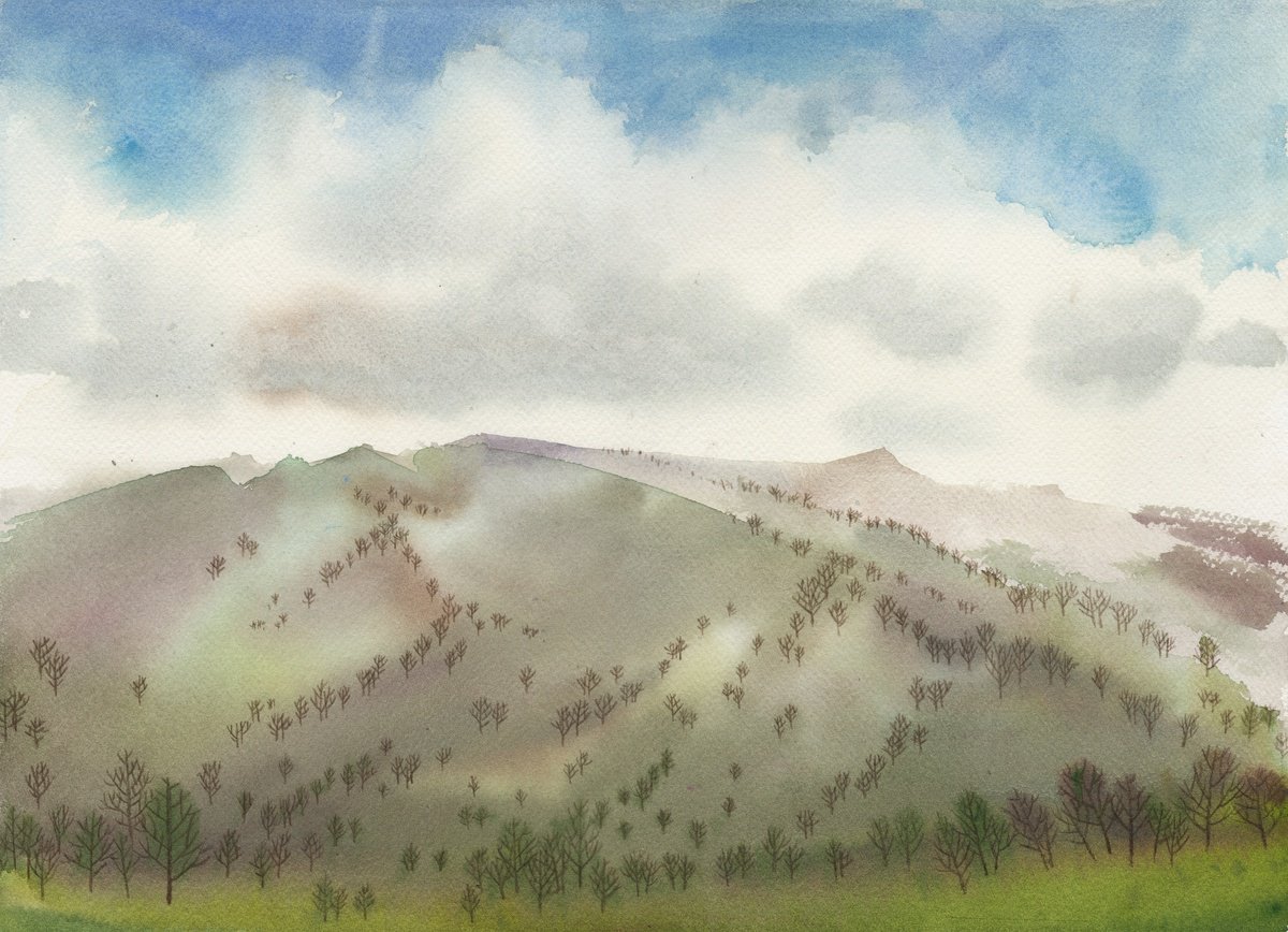 Early spring in the mountains by Mia