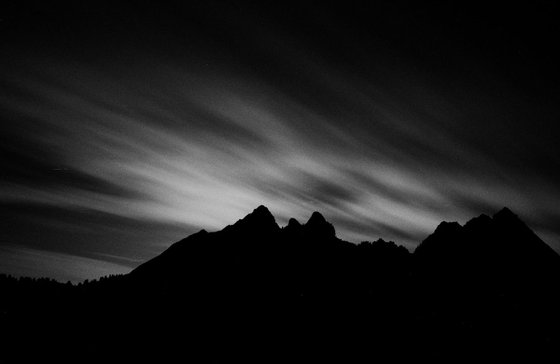 Clouds over the Alps