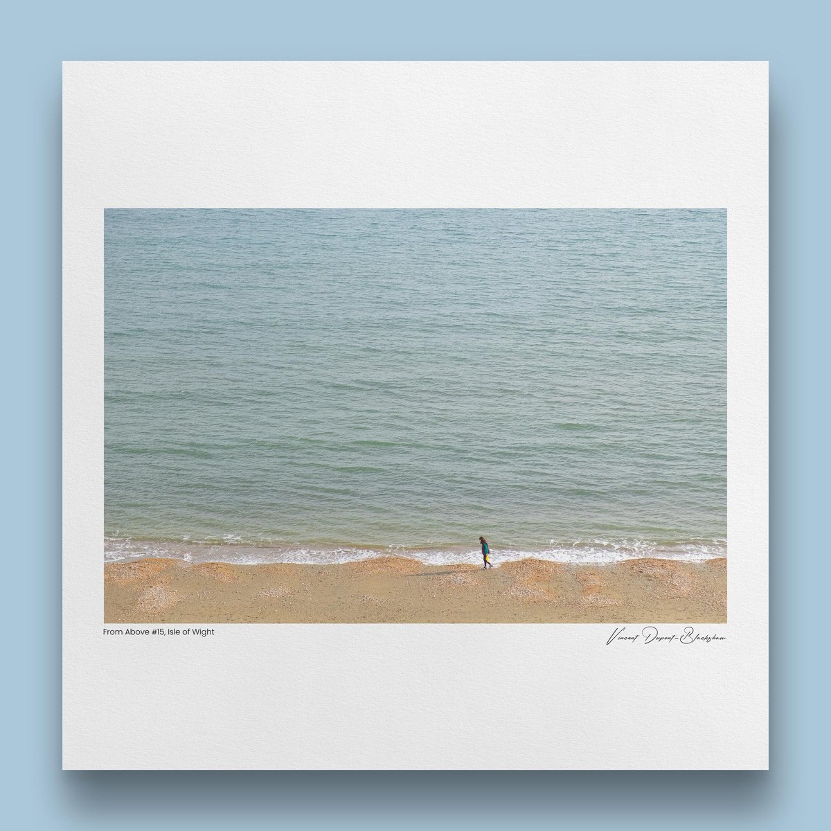 Landscape Photograph By Vincent Dupont-Blackshaw, 20 X 20", From Above #15, Original Artwork