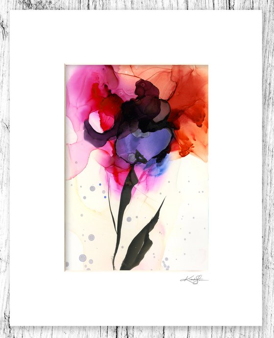 Flower Zen 22 - Floral Abstract Painting by Kathy Morton Stanion