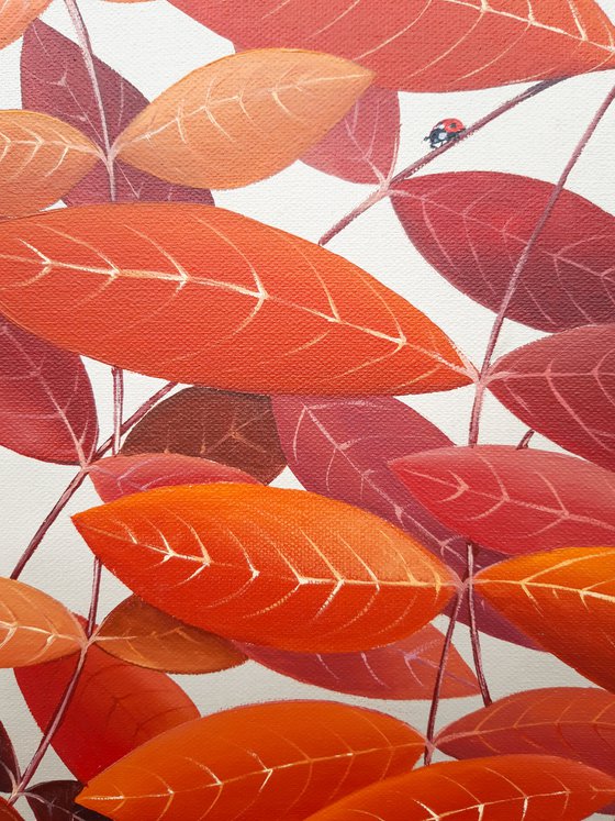 Autumn leaf's Autumn Forest Botanical Wall Decore