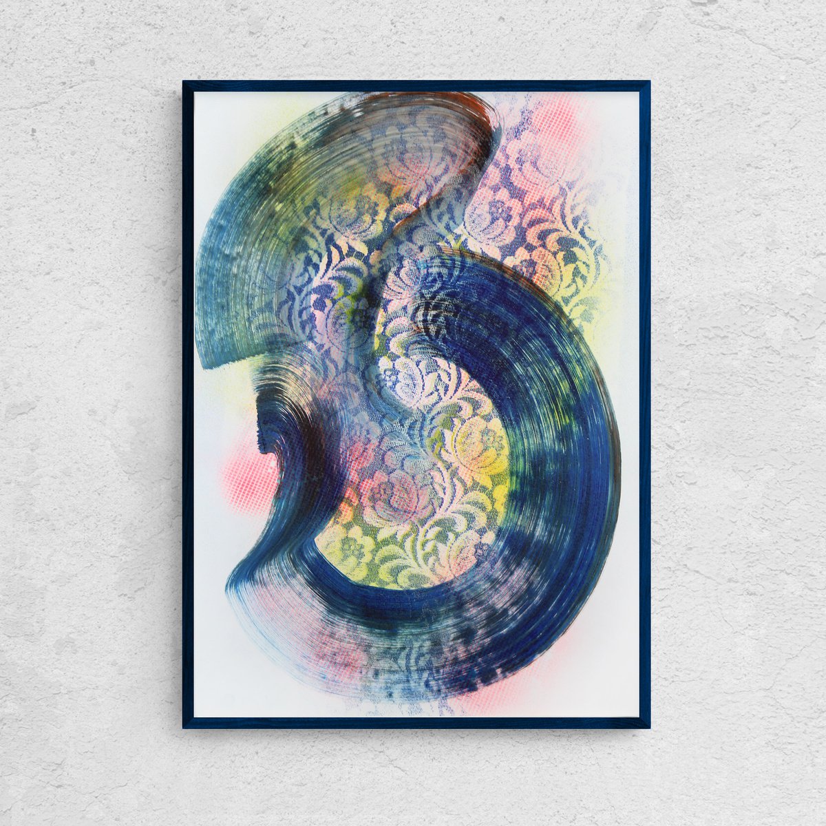 Abstract Acrylic Painting By Anatoliy Menkiv, 24 X 33, Dialogue That Didn