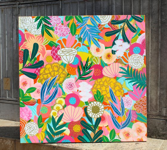 Flower Dreamscape in the Vernal Season