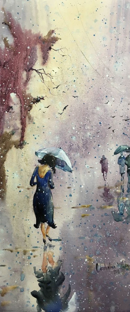 SOLD "Beauty of rain" by Iulia Carchelan
