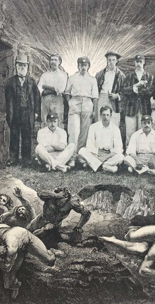 Cricket team from hell by Tudor Evans