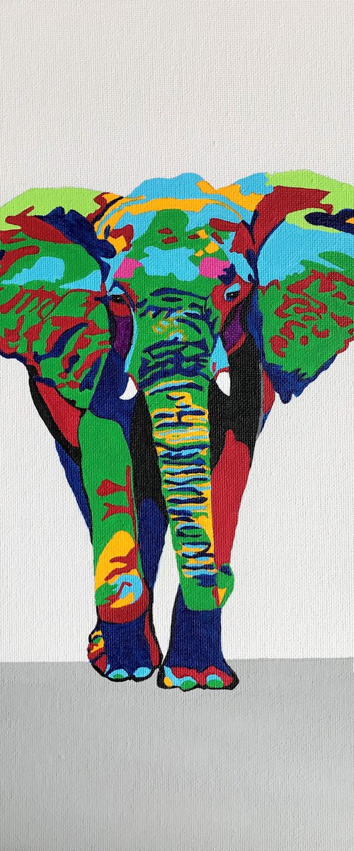 Majestic Elephant #9 by Lucyanne Terni