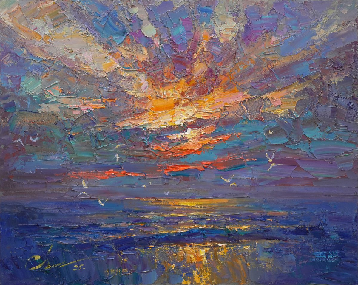Towards The Harizon By Serhii Cherniakovskyi, 20 X 16, Artwork For Sale On Artfinder
