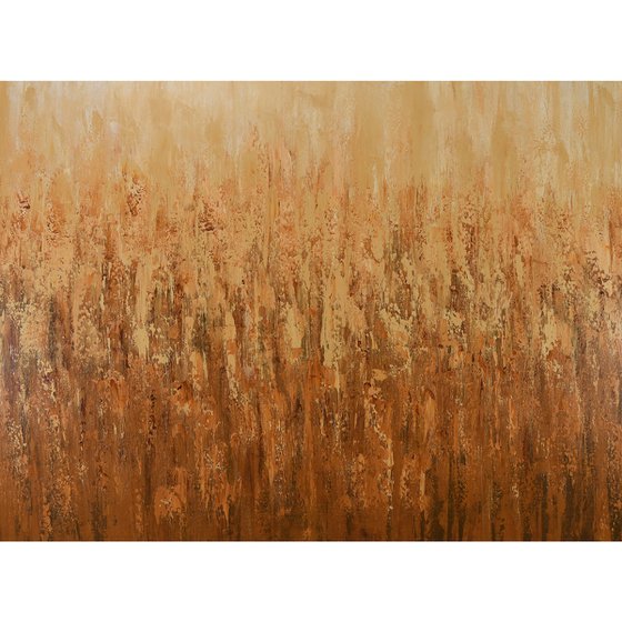 Field of Gold - Modern Abstract Wheat Field