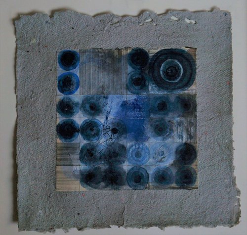 Blue Circles VIII by Anna Jannack
