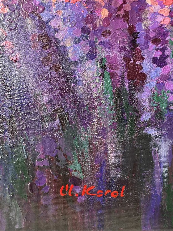 Blushing lavender morning