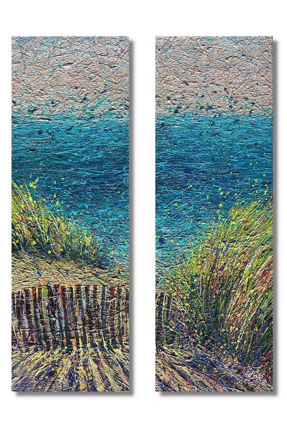 Salt & Stillness - Diptych