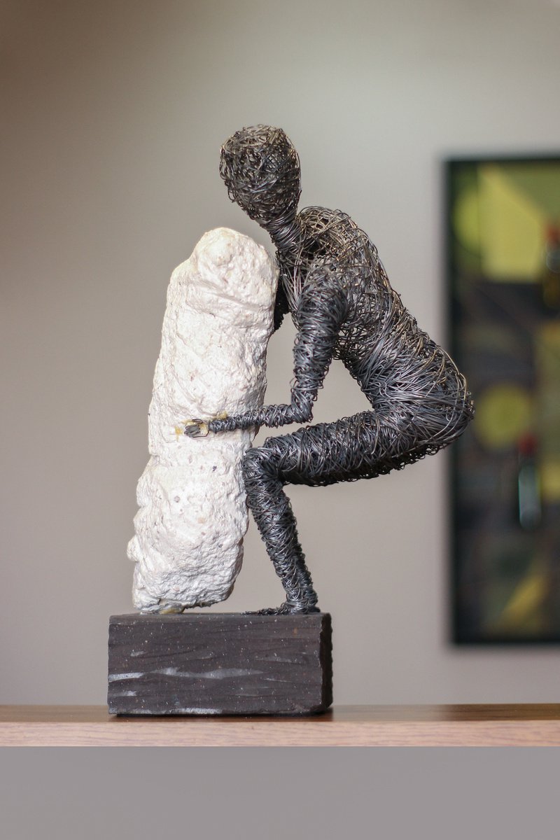 Expressive Sculpture , Hard Work By Karen Axikyan, 9 X 16, Artwork For Sale On Artfinder