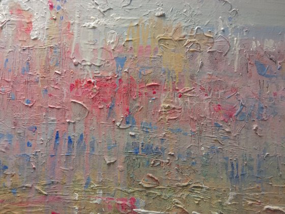 Venice sunset 2022 painting 150cm x 100cm