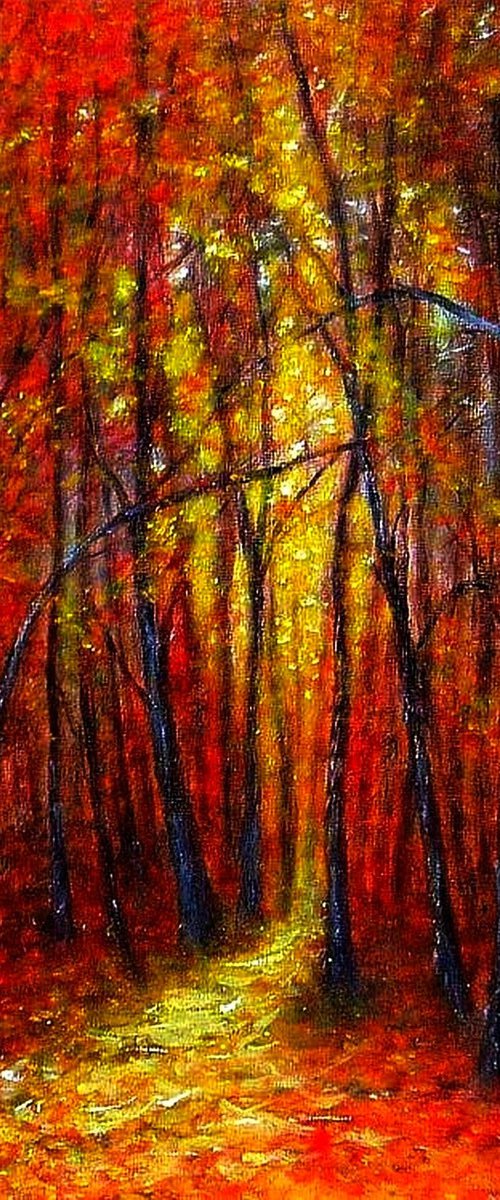 Red forest.. by Emília Urbaníková
