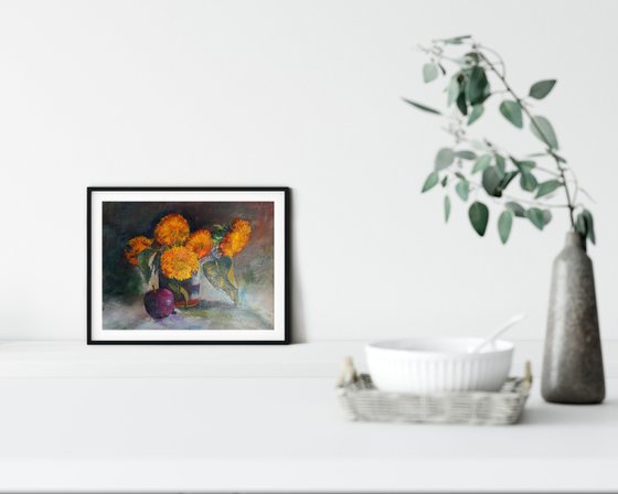 Still Life With Plums