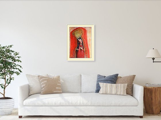 Fantasy with Flowers 333. paper 59x42cm