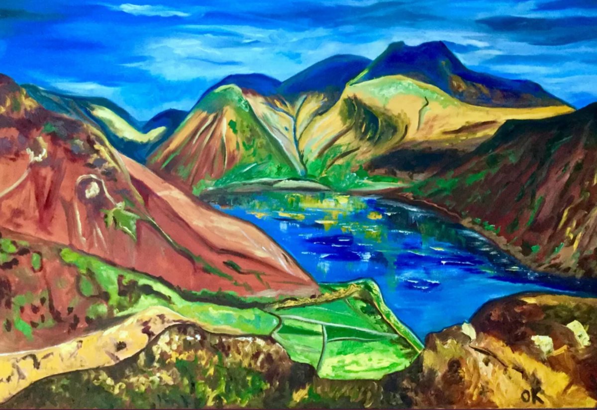 Lake District By Olga Koval, 35 X 24, Artwork For Sale On Artfinder