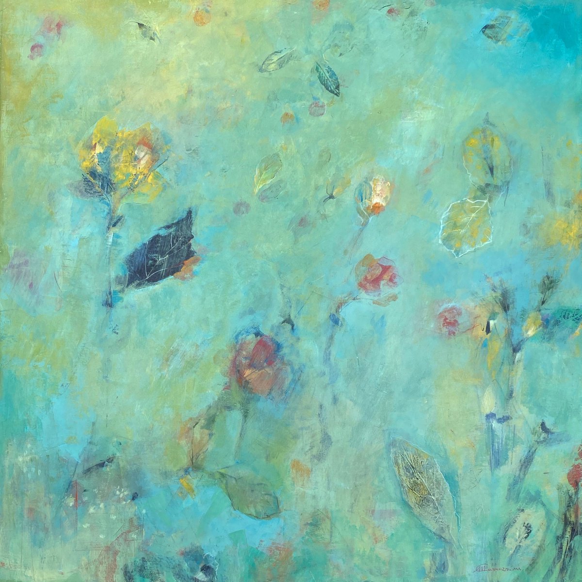 Fiori Vaganti By Marcello Carrozzini, 39 X 39, Artwork For Sale On Artfinder