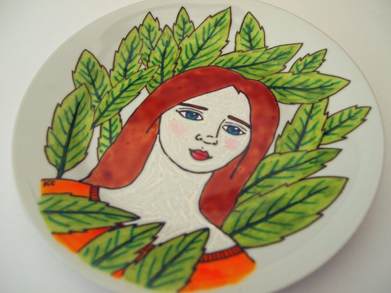 Tropical Leaves Plate