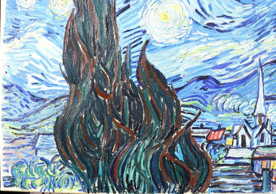 The Starry Night - Van Gogh Hommage