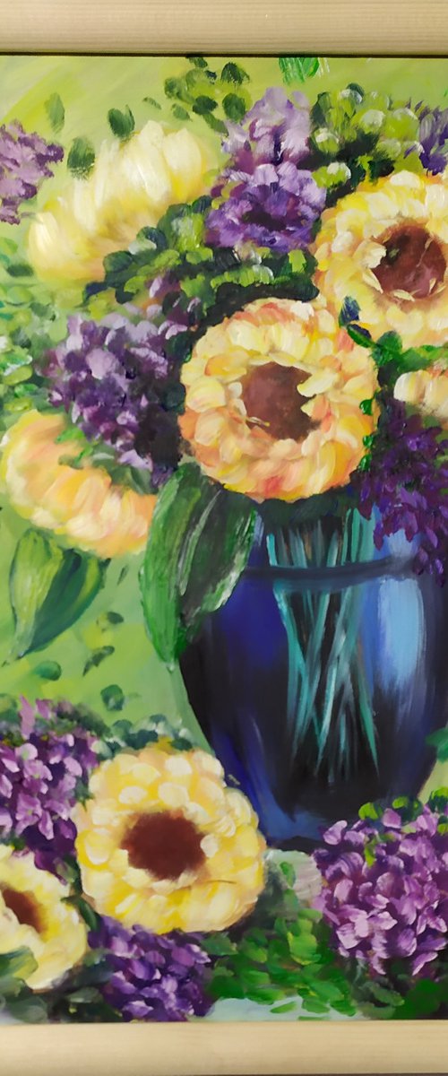 Flowers by Nataliia Plakhotnyk