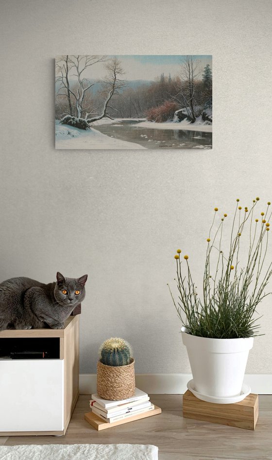 Winter by the river