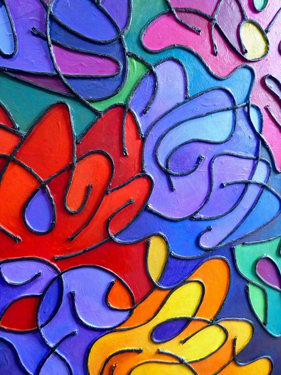 BUTTERFLY RESTING IN WILD FLOWERS