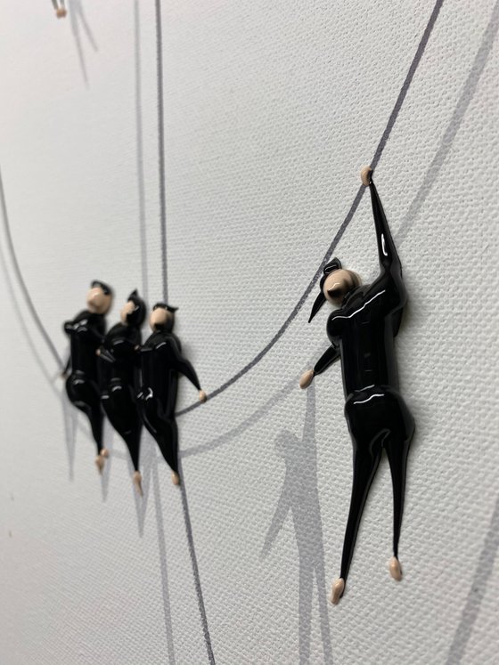 Action 3D. Freedom People. Eka Peradze Art.