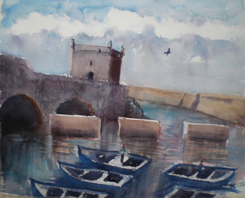 Essaouria's harbor 2 by Giorgio Gosti