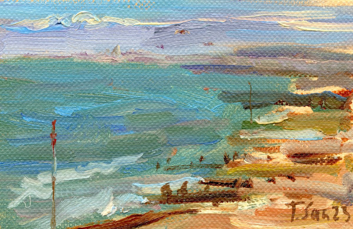 Seaside In Brighton And Hove By Tanya Sun, 8 X 6, Artwork For Sale On Artfinder